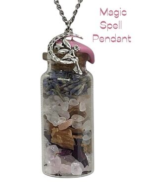 Magic Attraction Spell Pendant Necklace Hand Crafted NWT OS